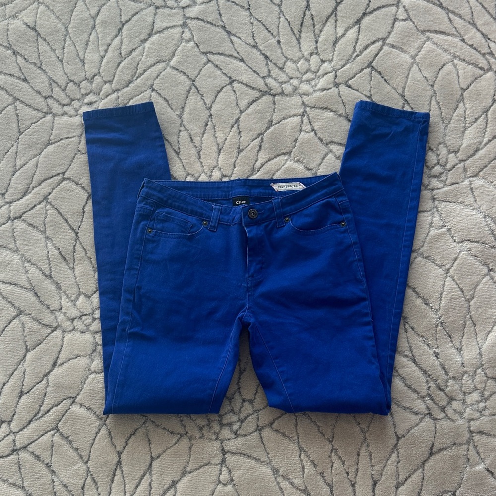 Chor Women's Deep Blue Skinny Jeans